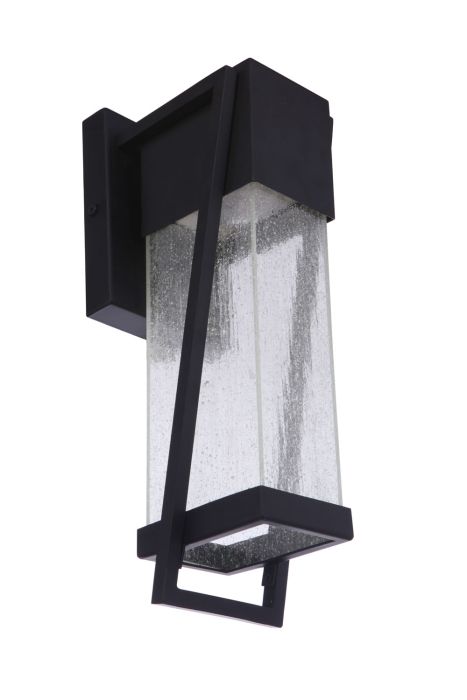 Antique Hardware Bryce 1 Light Small Outdoor LED Wall Lantern in Midnight Exterior