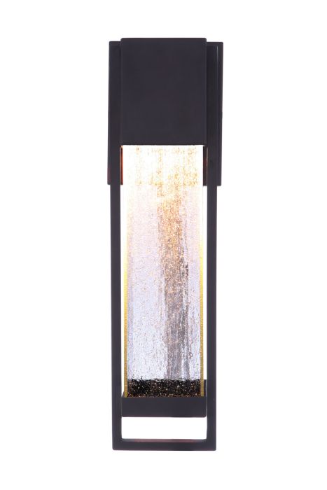 Antique Hardware Bryce 1 Light Medium Outdoor LED Wall Lantern in Midnight Exterior