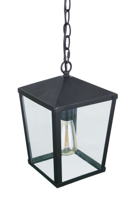 ##Antique Hardware## Olsen 1 Light Medium Outdoor Pendant in Midnight