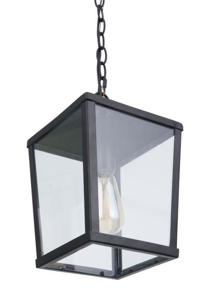 ##Antique Hardware## Olsen 1 Light Medium Outdoor Pendant in Midnight