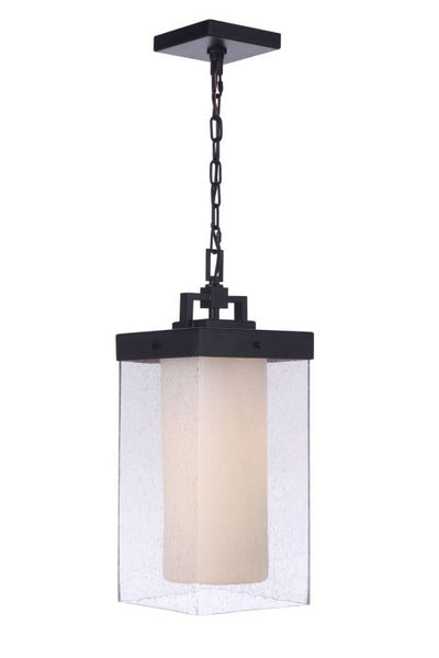 Antique Hardware Hayner 1 Light Outdoor Pendant in Midnight Exterior