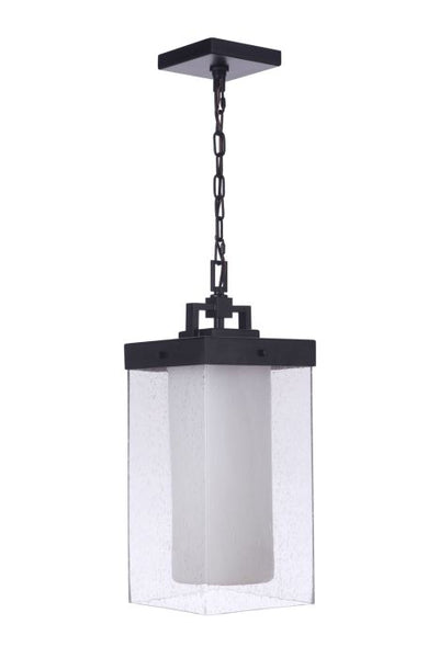 Antique Hardware Hayner 1 Light Outdoor Pendant in Midnight Exterior