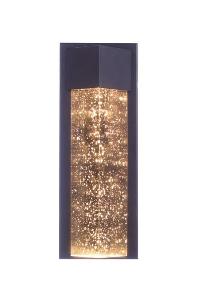 ##Antique Hardware## Tony Small Outdoor LED Pocket Sconce in Midnight