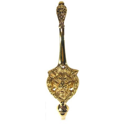 ##Antique Hardware## Traditional Solid Brass Lion Head Hook (Several Finishes Available)