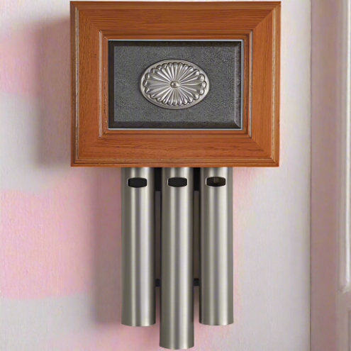 ##Antique Hardware## Westminster Decorative 3 Tube Short Chime in Pewter