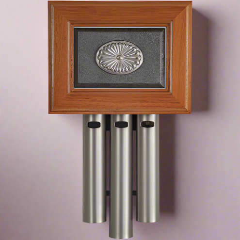 ##Antique Hardware## Westminster Decorative 3 Tube Short Chime in Pewter