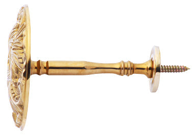 ##Antique Hardware## Solid Brass Baroque Curtain Tie Back