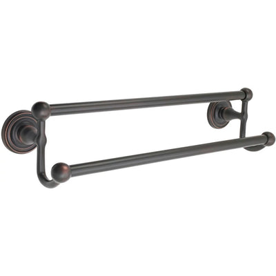 ##Antique Hardware## 30 Inch Traditional Brass Double Towel Bar (Several Finishes Available)