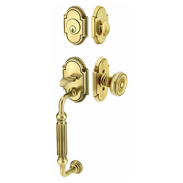 ##Antique Hardware## Solid Brass Knoxville Style Entryway Set