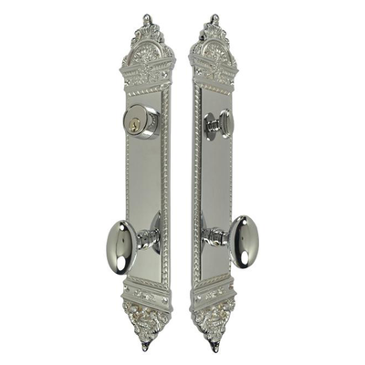 ##Antique Hardware## L'Enfant Style Single Door Deadbolt Entryway Set (Several Finishes Available)