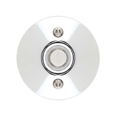 ##Antique Hardware## Emtek 2457 Doorbell Button With Modern Rosette