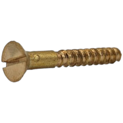 ##Antique Hardware## 7/8 Inch Solid Brass Wood Screw