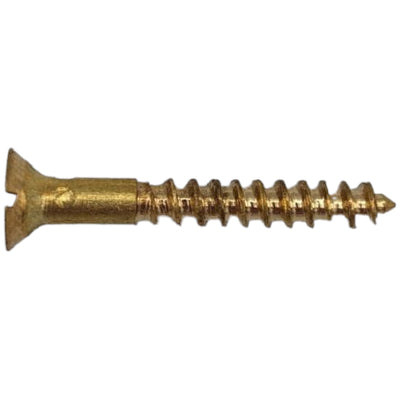 ##Antique Hardware## 7/8 Inch Solid Brass Wood Screw