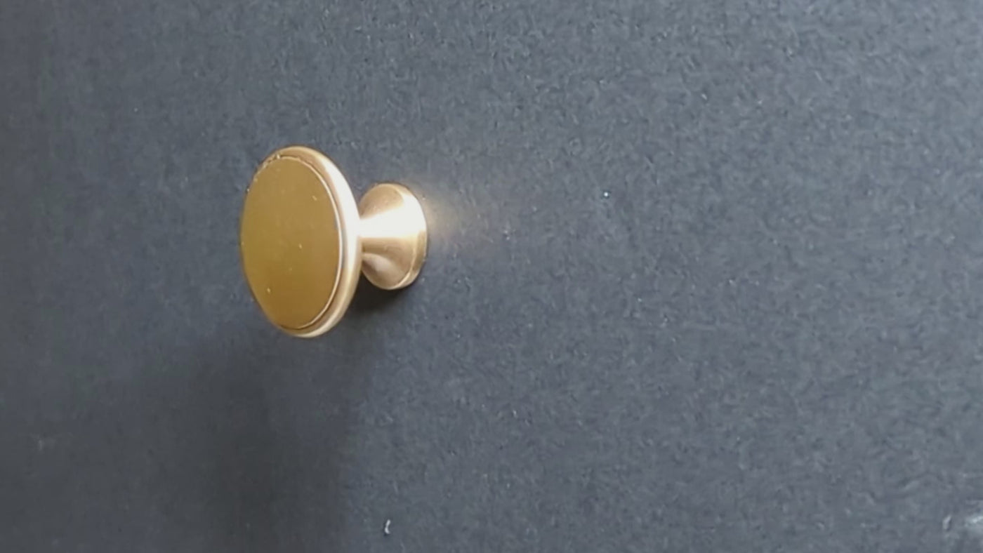 1 1/2 Inch Brass Flat Top Cabinet Knob (Several Finishes Available)