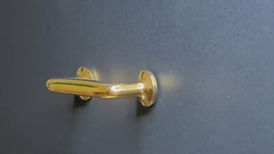 5 Inch (4 Inch c-c) Traditional Solid Brass Cabinet Pull