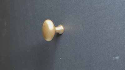 1 1/2 Inch Brass Egg Cabinet Knob (Several Finishes Available)