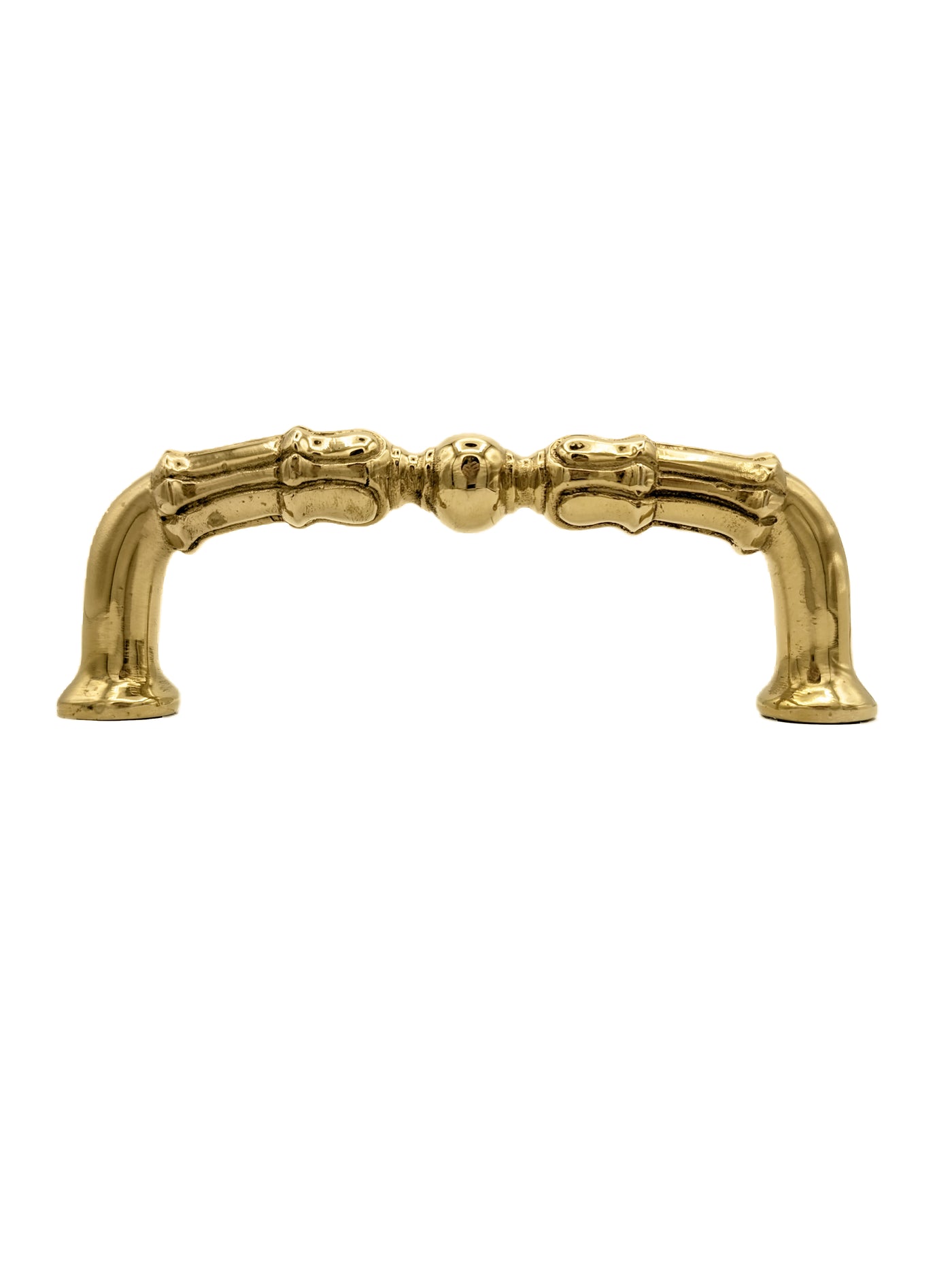 Antique Hardware 5 Inch Overall (4 1/3 Inch c-c)  Solid Brass Victorian Style Pull CABINET PULL