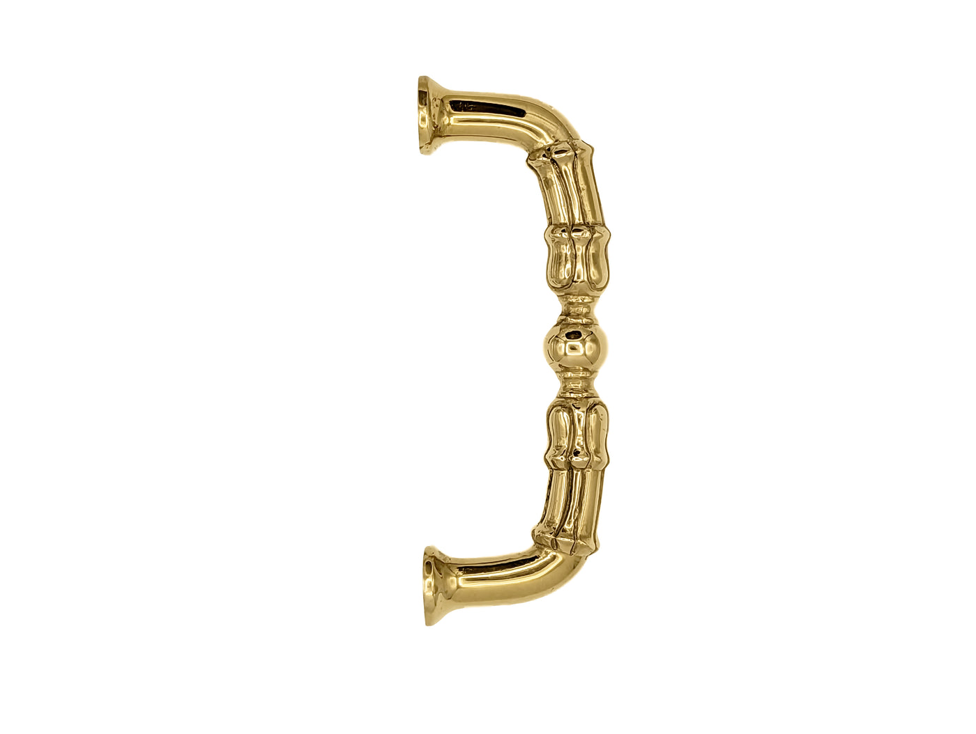 Antique Hardware 5 Inch Overall (4 1/3 Inch c-c)  Solid Brass Victorian Style Pull CABINET PULL