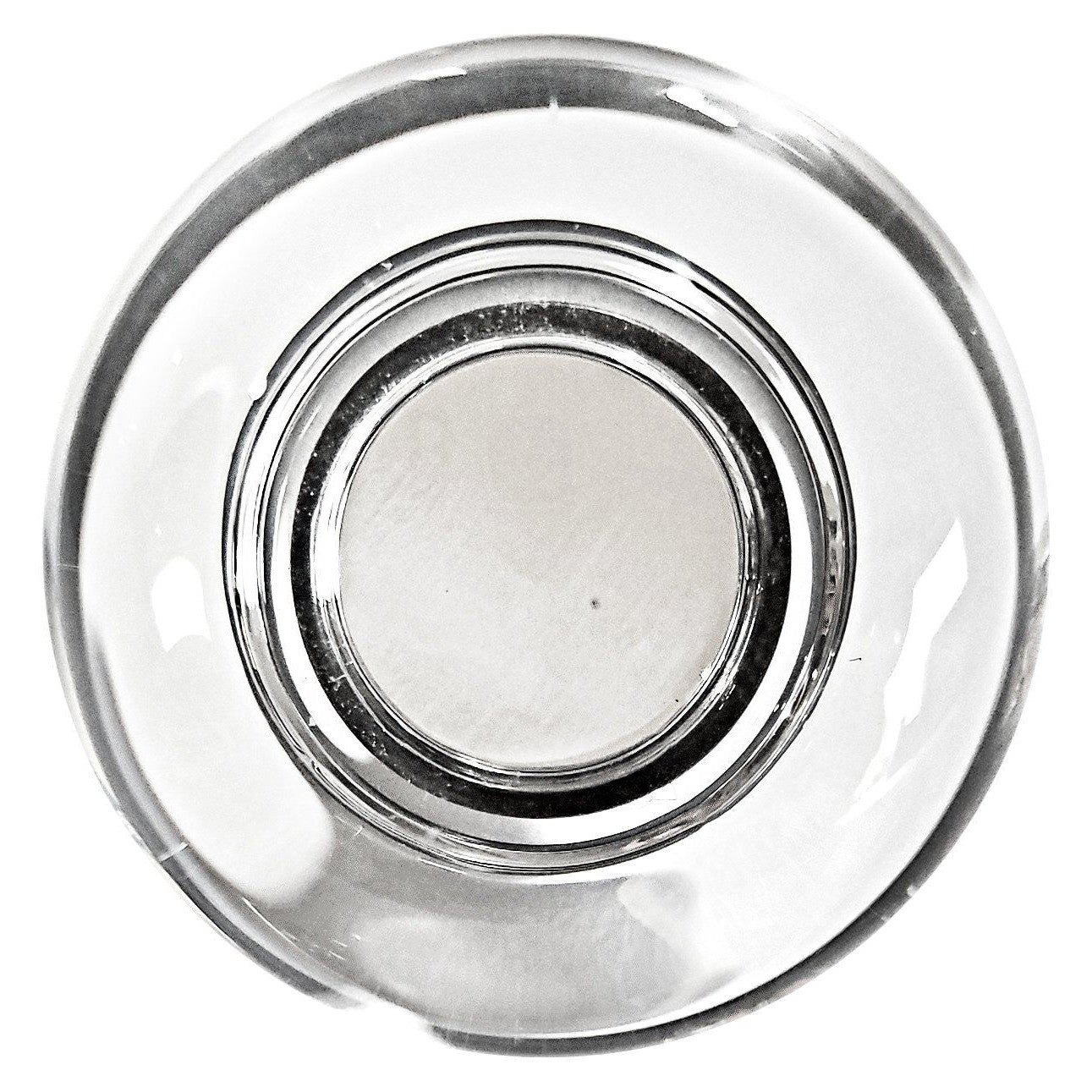 Antique Hardware 1 1/4 Inch Flat-Faced Round Crystal Clear Glass Cabinet & Furniture Knob CABINET GLASS KNOB