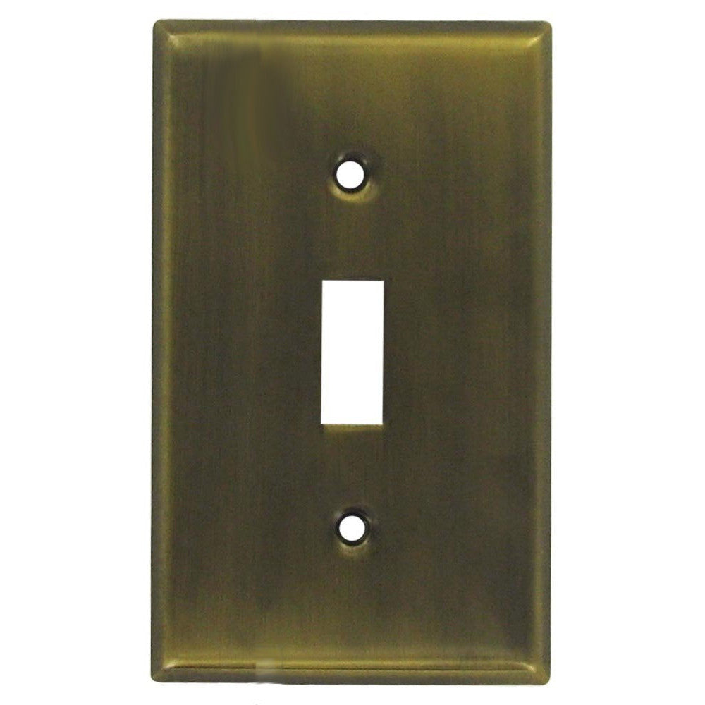 4 1/2 Inch Solid Brass Traditional Switch Plate