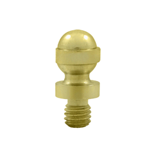 ##Antique Hardware## 1/2 Inch Solid Brass Acorn Tip Cabinet Finial