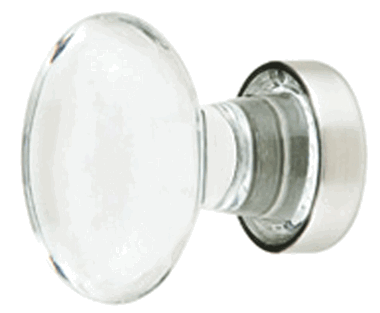 Antique Hardware 1 3/4 Inch Emtek Crystal Glass Hampton Cabinet & Furniture Knob CABINET GLASS KNOB