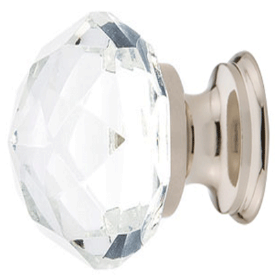 Antique Hardware 1 Inch Crystal Glass Diamond Cabinet & Furniture Knob ANTIQUE CABINET HARDWARE