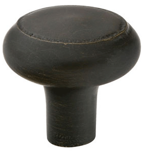 Antique Hardware 1 Inch Sandcast Bronze Beveled Round Barn Style Cabinet and Furniture Knob CABINET KNOB