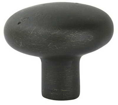 ##Antique Hardware## 1 Inch Sandcast Bronze Round Cabinet & Furniture Knob