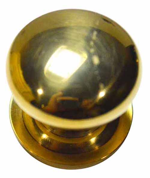 Antique Hardware 1 Inch Solid Brass Traditional Round Cabinet & Furniture Knob CABINET KNOB