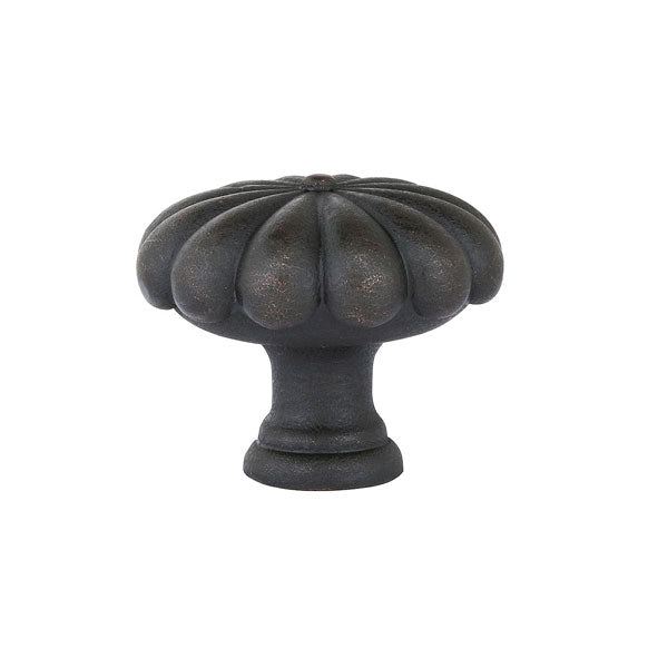 ##Antique Hardware## 1 Inch Tuscany Bronze Fluted Round Cabinet & Furniture Knob