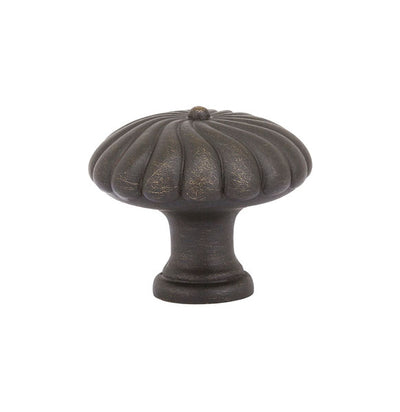 ##Antique Hardware## 1 Inch Tuscany Bronze Twist Round Cabinet & Furniture Knob