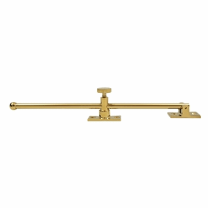 ##Antique Hardware## 12 Inch Solid Brass Heavy Duty Casement Stay Adjuster