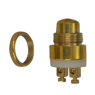 ##Antique Hardware## Door Bell Button (Polished Brass Finish)