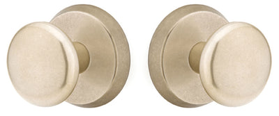 ##Antique Hardware## Solid Brass Sandcast Winchester Door Knob Set With Disk Rosette