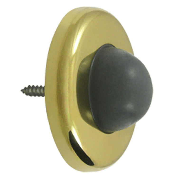 ##Antique Hardware## Simple Convex Wall Door Hold / Door Stop