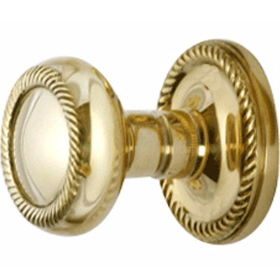 ##Antique Hardware## Georgian Roped Rosette Door Set with Georgian Roped Door Knobs (Several Finishes Available)