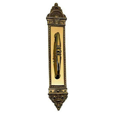 ##Antique Hardware## Solid Brass L'Enfant 16 1/2 Inch Pull Plate (Several Finishes Available)