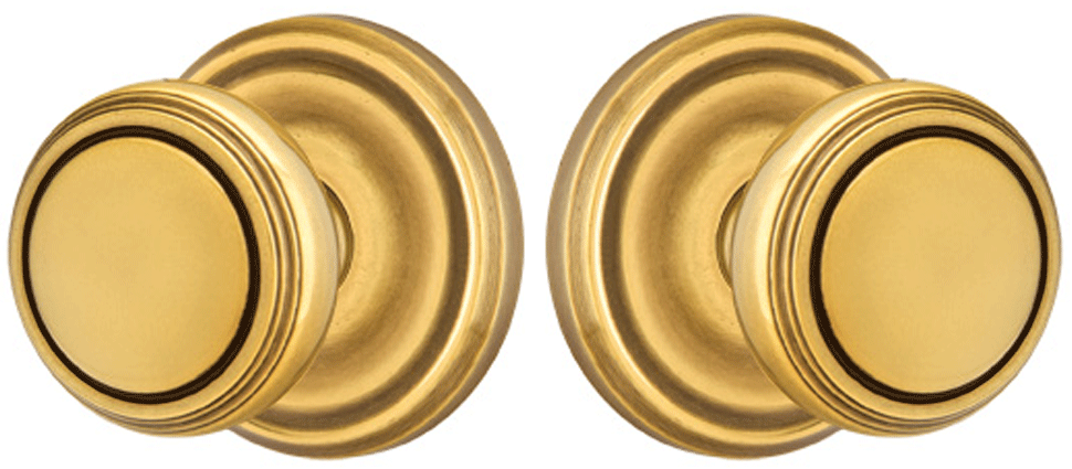 ##Antique Hardware## Emtek Norwich Knob Classic Brass Dummy Pair, Regular Rosette Polished Nickel by Emtek Hardware