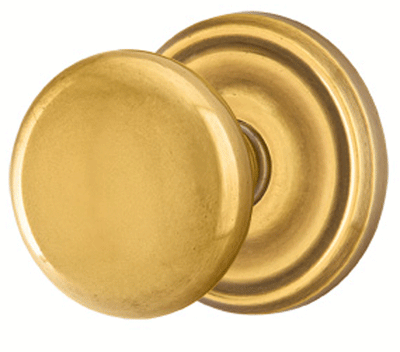 ##Antique Hardware## Solid Brass Providence Door Knob Set With Regular Rosette (Several Finish Options)