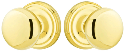 ##Antique Hardware## Solid Brass Providence Door Knob Set With Regular Rosette (Several Finish Options)