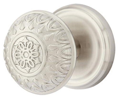 ##Antique Hardware## Solid Brass Lancaster Door Knob Set With Regular Rosette (Several Finish Options)