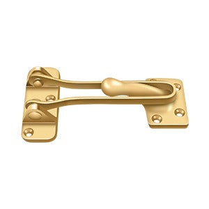 ##Antique Hardware## 4 Inch Solid Brass Door Guard