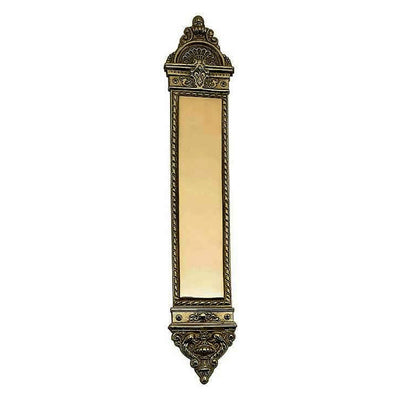 ##Antique Hardware## 16 Inch Solid Brass L'Enfant Style Solid Brass Push Plate (Several Finishes Available)