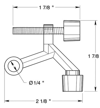 ##Antique Hardware## 2 1/8 Inch Hinge Pin Door Stop