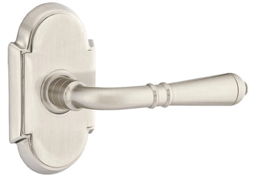 Antique Hardware Emtek Solid Brass Turino Lever With # 8 Rosette (Many Finishes Available) EMTEK LEVER DOOR KNOB