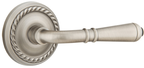 Antique Hardware Emtek Solid Brass Turino Lever With Rope Rosette (Many Finishes Available) EMTEK LEVER DOOR KNOB