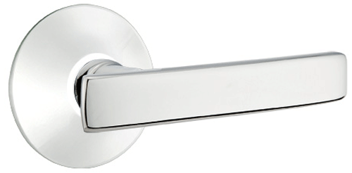 Antique Hardware Emtek Solid Brass Geneva Lever With Modern Rosette (Several Finish Options) EMTEK LEVER DOOR KNOB