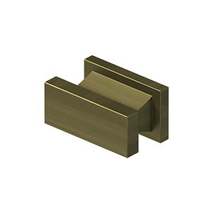 ##Antique Hardware## 3/4 Inch Solid Brass Contemporary Anvil Cabinet & Furniture Knob (Several Finishes Available)