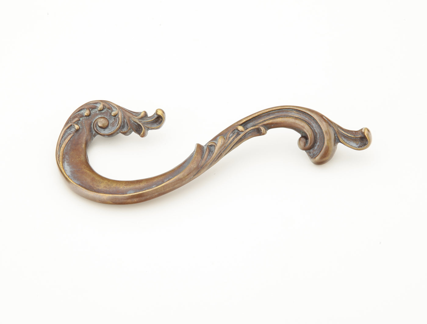 Antique Hardware 1 11/16 Inch (3 1/2 Inch c-c) Symphony French Court Left Hand Pull CABINET PULL